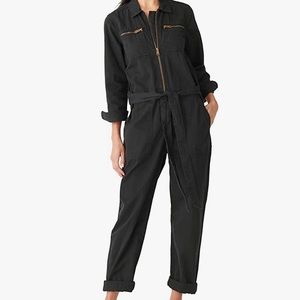 Lucky brand tie front jumpsuit -green